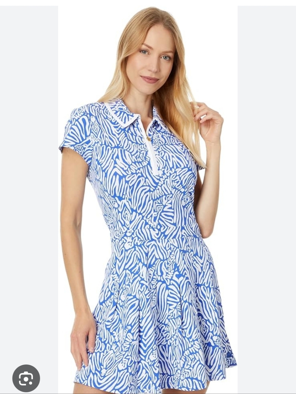 Lilly Pulitzer Collared Fit & Flare Dress – XL